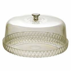 Campana Tortera Plasutil Con Base Ambar
