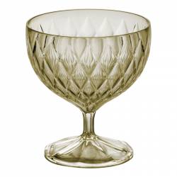 Copa Postre Plasutil 350 ml Glamour Ambar