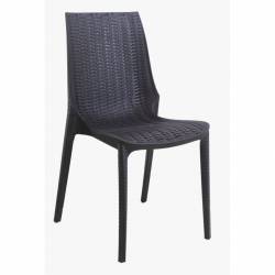 Silla Simil Ratán Quality Harmony Negra