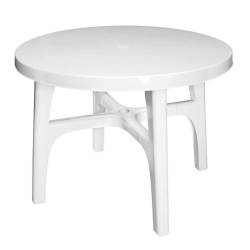Mesa Plástica Quality Redonda Reforzada 90 cm
