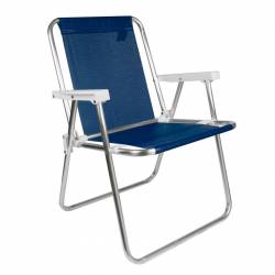 Silla Mor Aluminio Azul 002238