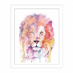 Cuadro León 40x50 cm
