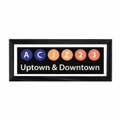 Cuadro Uptown & Downtown 10x30 cm