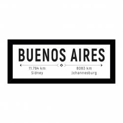 Cuadro Buenos Aires 10x30 cm