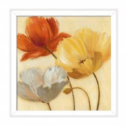 Cuadro Flores 30x30 cm