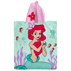 Poncho Toallón Infantil Estampado La Sirenita