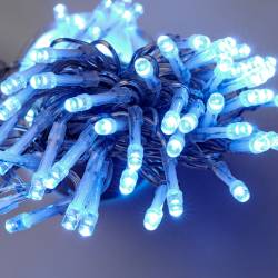 Luces Navideas Led Blancas Tipo Cadena x96 Luces Interiores
