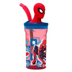 Vaso Star Spider Man 360 ml Figura 3D