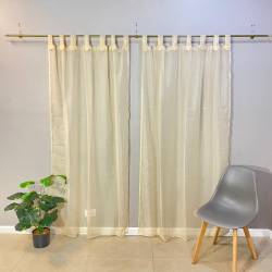 Cortina Ambiente Voile Natural 130x205cm
