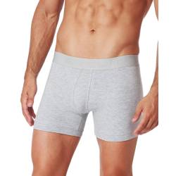 Boxer Hombre Eyelit con Elástico Gris Melange Talle L