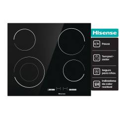 Anafe Eléctrico Vitrocerámico Hisense 4 Hornallas 94E6432C