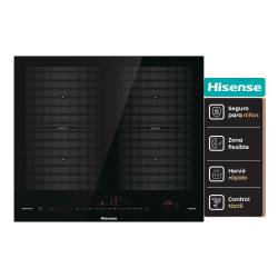 Anafe Eléctrico de Inducción Hisense 4 Hornallas 94I6456CB