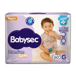 Paal Babysec G Premium Soft x 60 Unid.