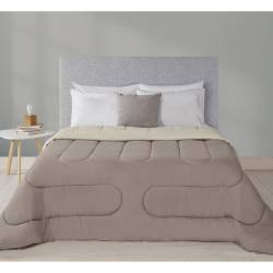 Acolchado Microfibra Sueño Intenso Beige 230x260