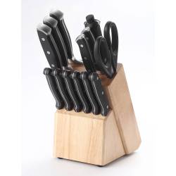 Set de Cuchillos Cocina&Bazar con Rack 14 Piezas