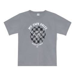 Remera Niño Manga Corta Estampada Talle 4-14