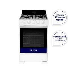 Cocina Drean a Gas 55 cm CD5502AB Blanco