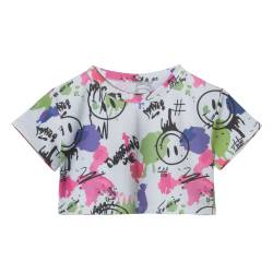 Remera Crop Teen Lady First Estampada Talle 10-16