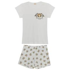 Pijama Nia con Estampa Talle 2-16