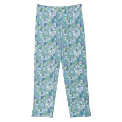 Pijama Mujer Pantalón Capri Flor Geométrica Talle 46-52