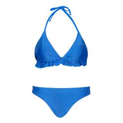 Bikini Mujer Sunstile Tringulo Volados Con Less Talle 1-4