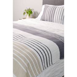 Pie de Cama Jacquard Rayado 100x150