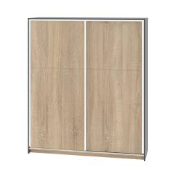 Placard Dielfe 2 Puertas 4 Cajones Roble PCN190-RB_G