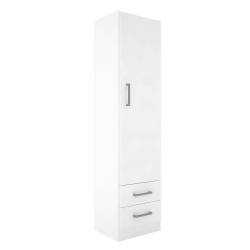 Organizador Muebles Orlandi 2 Estantes 1 Puerta Blanco