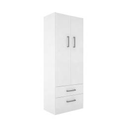 Organizador Muebles Orlandi 2 Estantes 2 Puertas Blanco