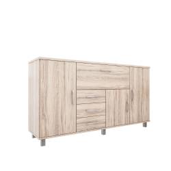 Organizador Muebles Orlandi 4 Estantes 4 Puertas Abedul