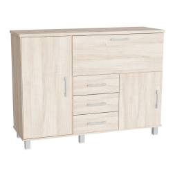 Organizador Muebles Orlandi 3 Estantes 3 Puertas Abedul