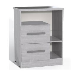 Mesa de Luz Premium Muebles Orlandi Jacaranda