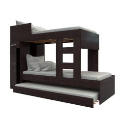 Cama Cucheta Triple 155x90,5 Wengue Muebles Orlandi