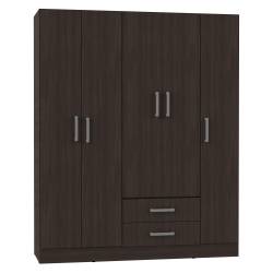 Placard Muebles Orlandi 5 Puertas 2 Cajones Wengue 3513