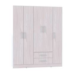 Placard Muebles Orlandi 5 Puertas 2 Cajones Jacaranda 3514