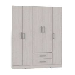 Placard Muebles Orlandi 5 Puertas 2 Cajones Venecia 3515