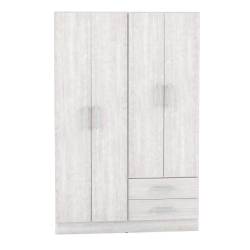 Placard Muebles Orlandi 4 Puertas 2 Cajones Venecia 3525