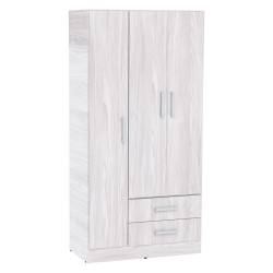 Placard Muebles Orlandi 3 Puertas 2 Cajones Jacaranda 3534