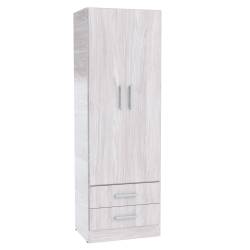 Placard Muebles Orlandi 2 Puertas 2 Cajones Jacaranda 3544