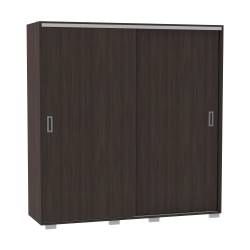 Placard Muebles Orlandi 2 Puertas 4 Cajones Wengue 3591