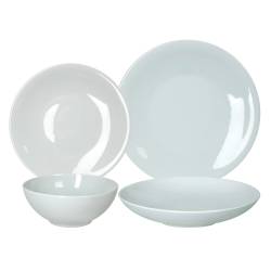 Set de Vajilla 16 Piezas Kutahya Blanca