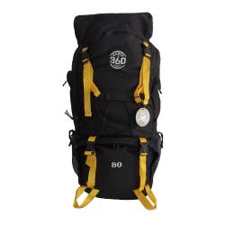 Mochila de Camping Earth 360 80 Lts Negra