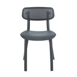 Silla de Diseo York Gris x 4 Unidades