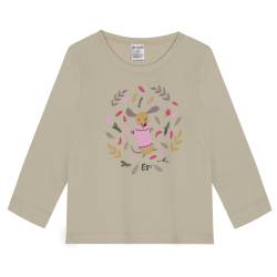 Remera Beba Engers Manga Larga Estampada Talle 12-36
