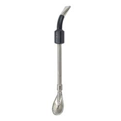Bombilla de Acero Inoxidable Stanley Negra