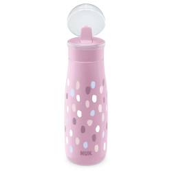 Vaso con Pico Nuk Violeta Lunares
