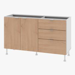 Bajo Mesada Dielfe 1,40 Mts Roble