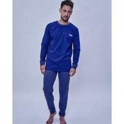 Pijama Hombre Eyelit Estampado Talle S-XXL