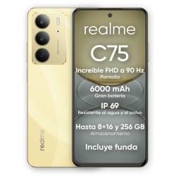 Celular Realme C75 256GB Dorado