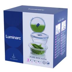 Set x3 Contenedores Redondos Luminarc